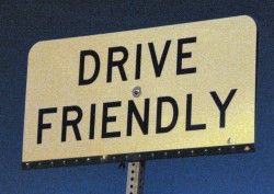 Image of official highway sign that says 