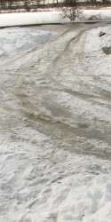 Image of icy driveway