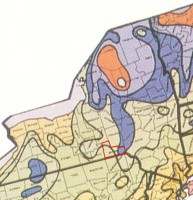 The 1990 USDA hardiness map for New York State