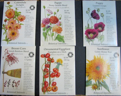 Botanical Interests sent me these seeds to trial in the garden