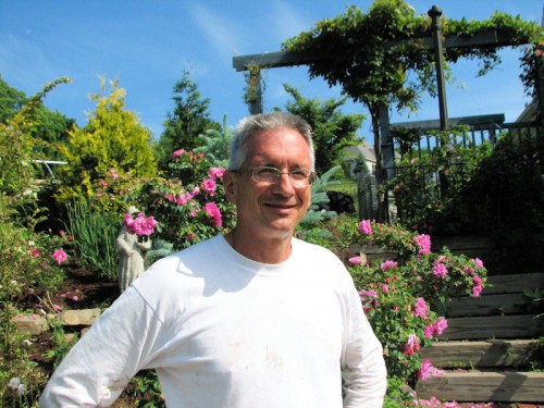 Lee Ginenthal, owner of Der Rosenmeister hardy rose nursery